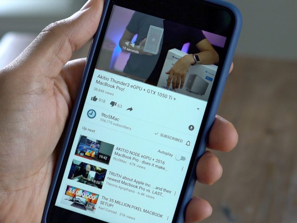 iphone youtube
