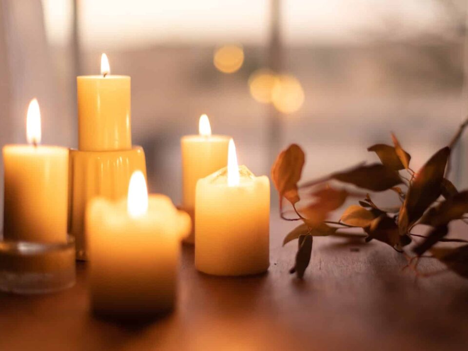 Different types of candles