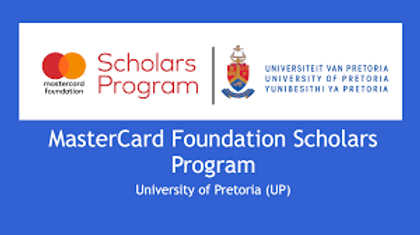 University of Pretoria Mastercard Scholarships for African Students